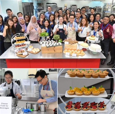 Individuals attending the U.S. cream cheese seminar in singapore